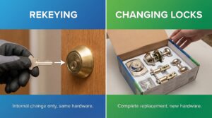 Rekeying VS Changing Locks - Comparison